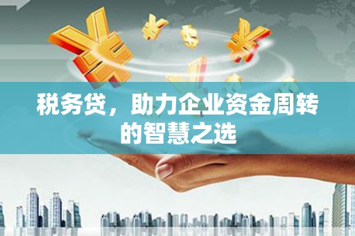 大朗税务贷，助力企业资金周转的智慧之选