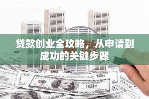 伊川贷款创业全攻略，从申请到成功的关键步骤