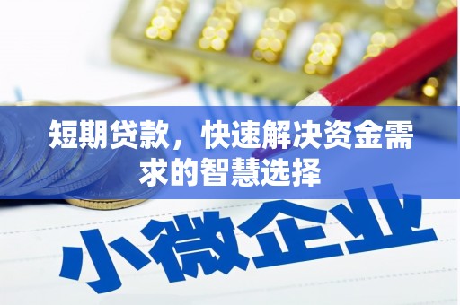 信阳短期贷款，快速解决资金需求的智慧选择