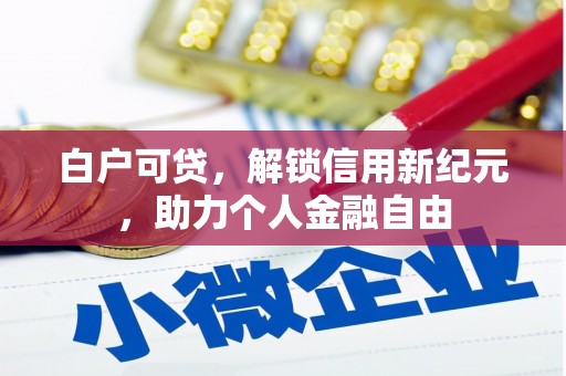 石鼓白户可贷，解锁信用新纪元，助力个人金融自由