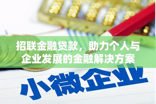 沈丘招联金融贷款，助力个人与企业发展的金融解决方案