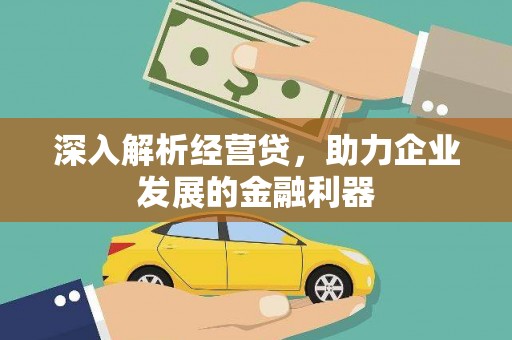 凤阳深入解析经营贷，助力企业发展的金融利器