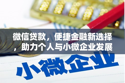 大武微信贷款，便捷金融新选择，助力个人与小微企业发展