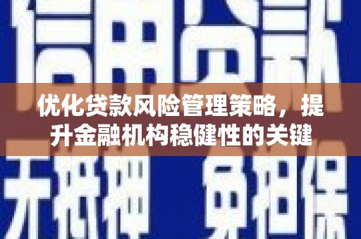 三穗优化贷款风险管理策略，提升金融机构稳健性的关键