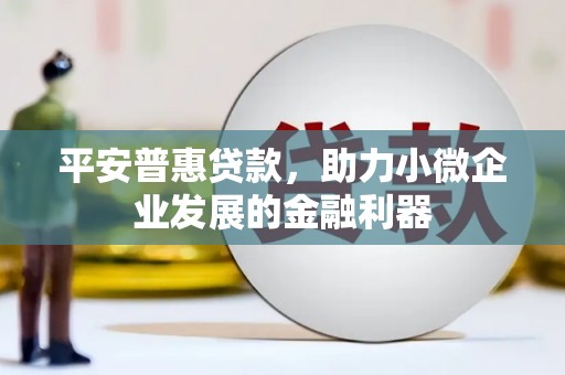 淄川平安普惠贷款，助力小微企业发展的金融利器