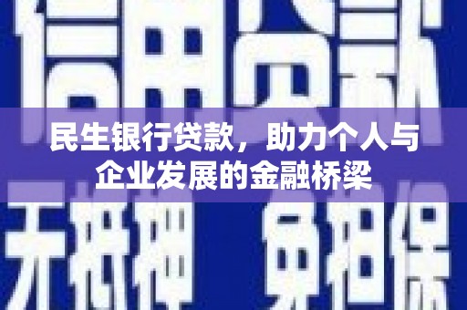 岳阳楼民生银行贷款，助力个人与企业发展的金融桥梁