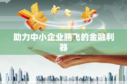 雨山助力中小企业腾飞的金融利器